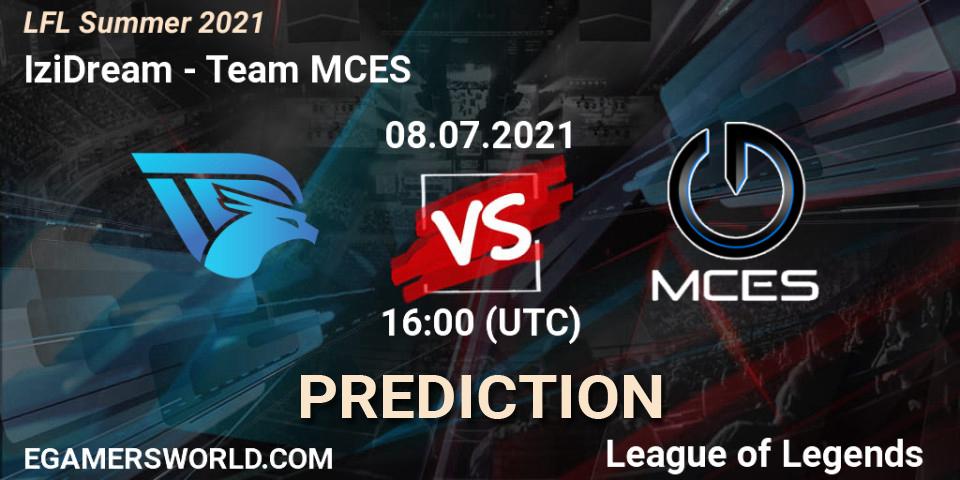 IziDream - Team MCES: прогноз. 08.07.2021 at 16:00, LoL, LFL Summer 2021