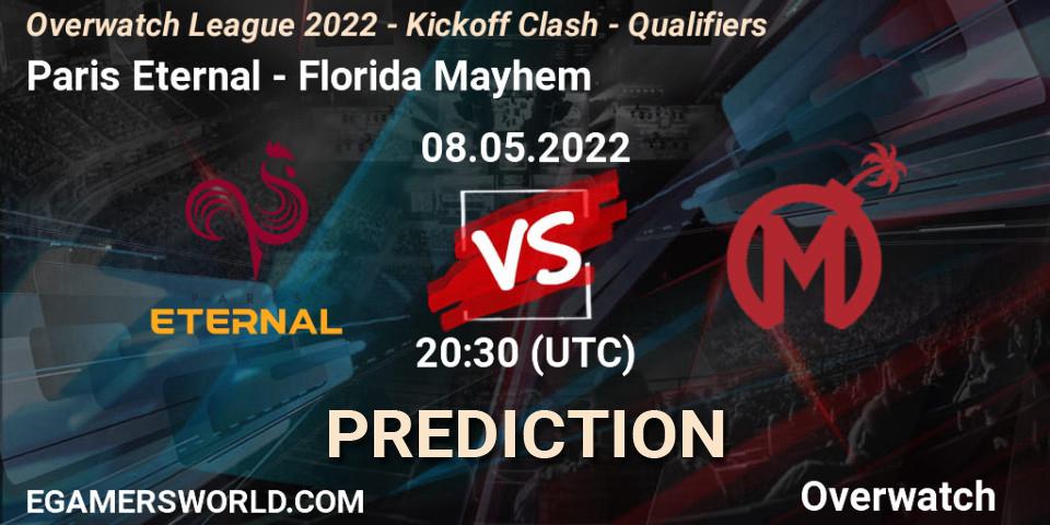Paris Eternal - Florida Mayhem: прогноз. 08.05.2022 at 20:30, Overwatch, Overwatch League 2022 - Kickoff Clash - Qualifiers