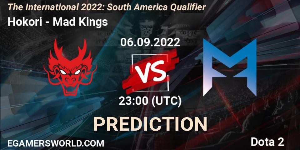 Hokori - Mad Kings: прогноз. 06.09.2022 at 22:28, Dota 2, The International 2022: South America Qualifier