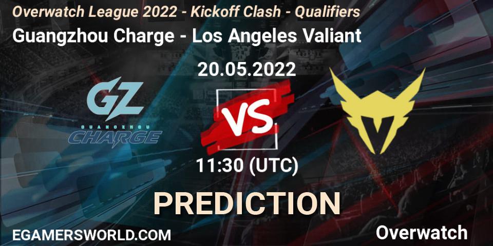 Guangzhou Charge - Los Angeles Valiant: прогноз. 20.05.2022 at 11:30, Overwatch, Overwatch League 2022 - Kickoff Clash - Qualifiers