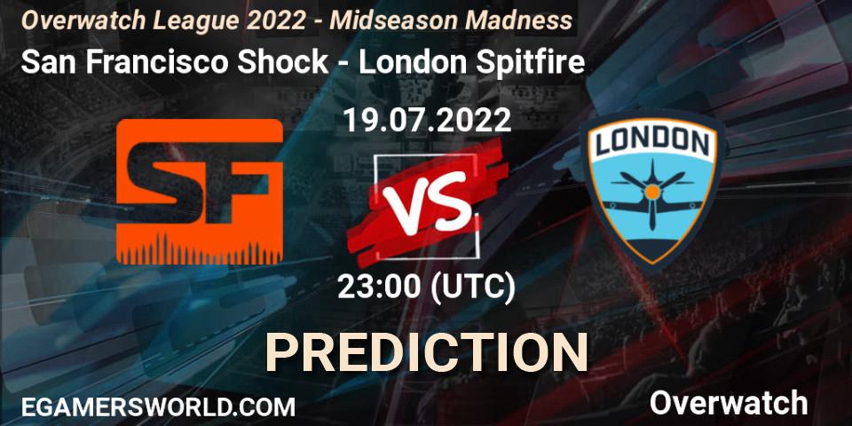 San Francisco Shock - London Spitfire: прогноз. 20.07.22, Overwatch, Overwatch League 2022 - Midseason Madness