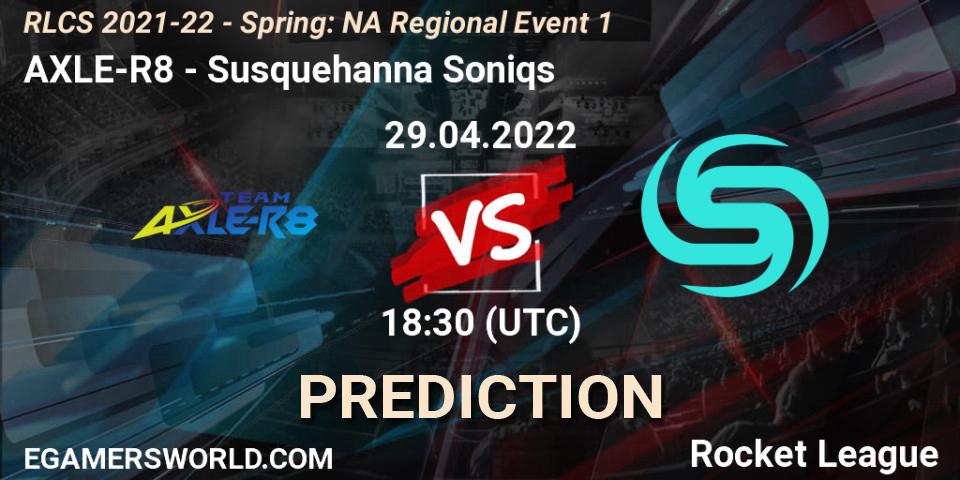 AXLE-R8 - Susquehanna Soniqs: прогноз. 29.04.2022 at 18:30, Rocket League, RLCS 2021-22 - Spring: NA Regional Event 1