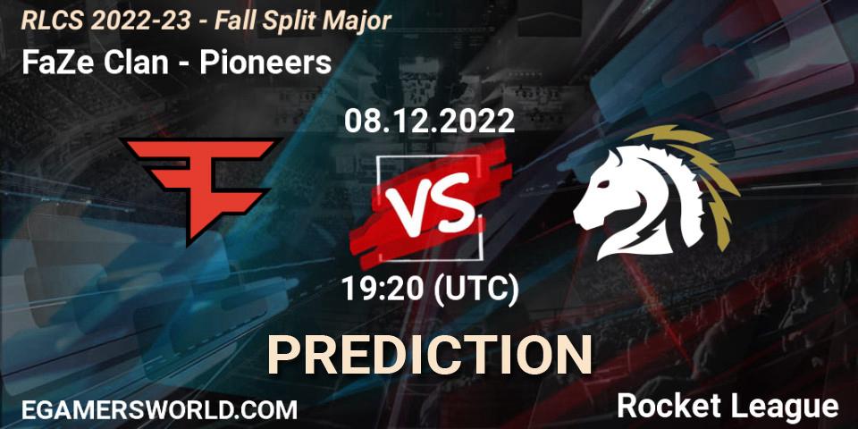 FaZe Clan - Pioneers: прогноз. 08.12.22, Rocket League, RLCS 2022-23 - Fall Split Major