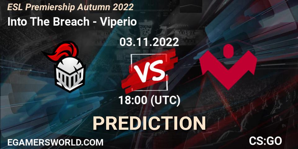 Into The Breach - Viperio: прогноз. 03.11.22, CS2 (CS:GO), ESL Premiership Autumn 2022