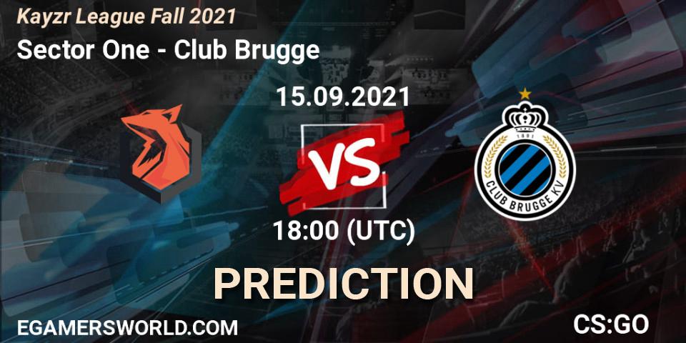 Sector One - Club Brugge: прогноз. 15.09.2021 at 18:00, Counter-Strike (CS2), Kayzr League Fall 2021