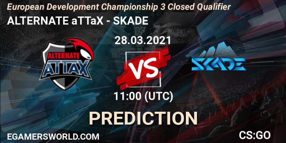 ALTERNATE aTTaX - SKADE: прогноз. 28.03.2021 at 11:00, Counter-Strike (CS2), European Development Championship 3 Closed Qualifier