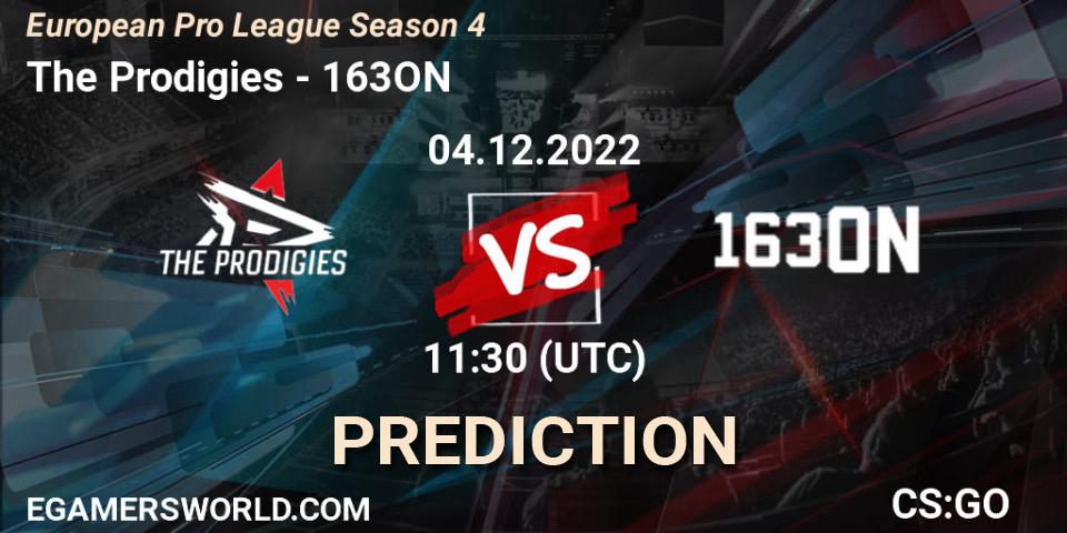 The Prodigies - 163ON: прогноз. 04.12.2022 at 11:30, Counter-Strike (CS2), European Pro League Season 4