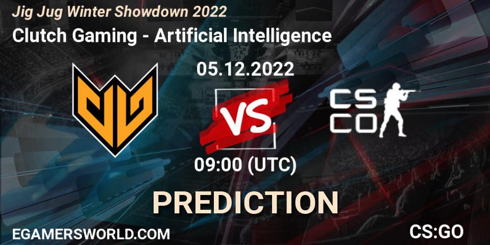 Clutch Gaming - Artificial Intelligence: прогноз. 05.12.22, CS2 (CS:GO), Jig Jug Winter Showdown 2022