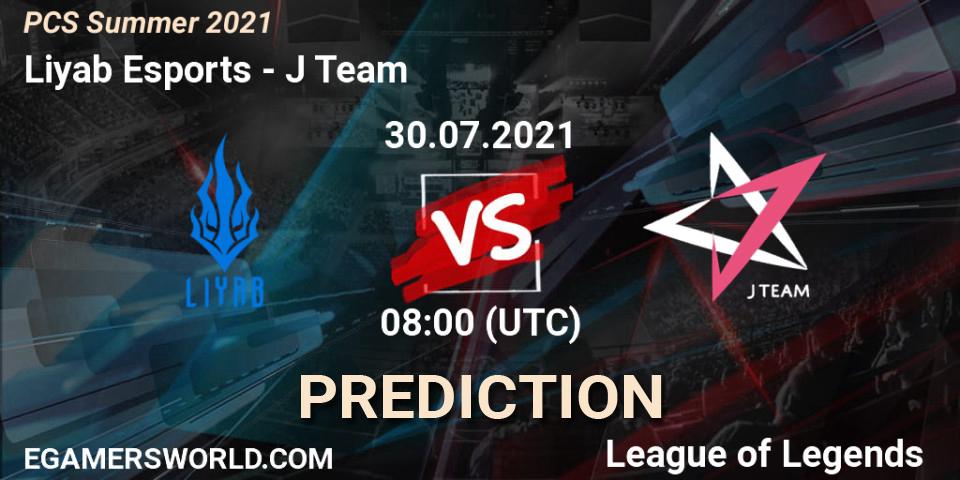 Liyab Esports - J Team: прогноз. 30.07.2021 at 08:00, LoL, PCS Summer 2021
