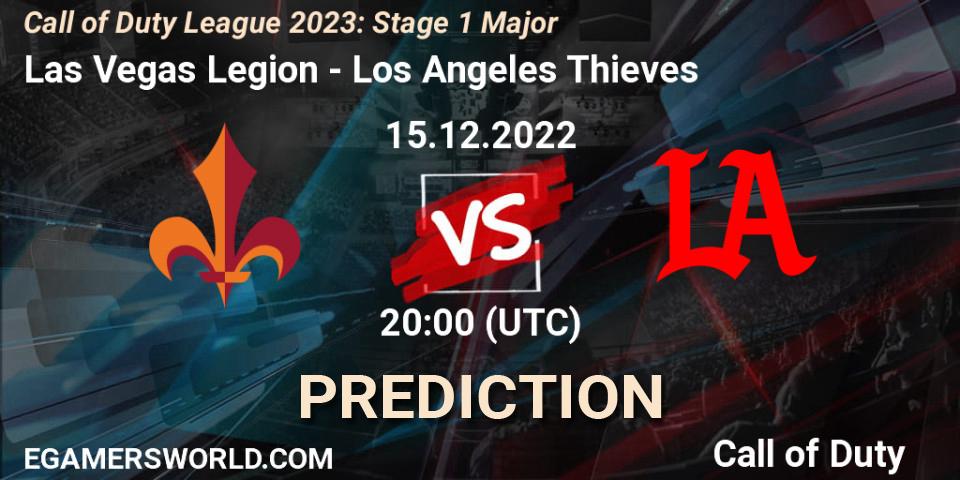 Las Vegas Legion - Los Angeles Thieves: прогноз. 15.12.2022 at 20:55, Call of Duty, Call of Duty League 2023: Stage 1 Major