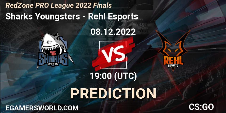 Sharks Youngsters - Rehl Esports: прогноз. 08.12.2022 at 19:00, Counter-Strike (CS2), RedZone PRO League 2022 Finals