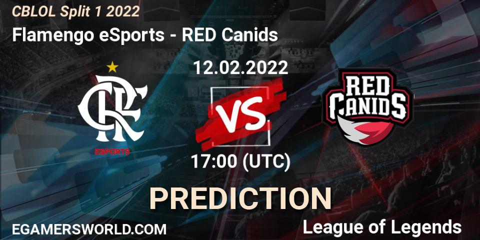 Flamengo eSports - RED Canids: прогноз. 12.02.2022 at 17:00, LoL, CBLOL Split 1 2022