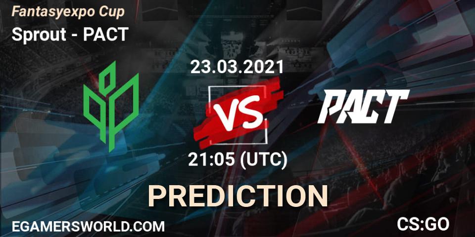 Sprout - PACT: прогноз. 23.03.2021 at 21:05, Counter-Strike (CS2), Fantasyexpo Cup Spring 2021