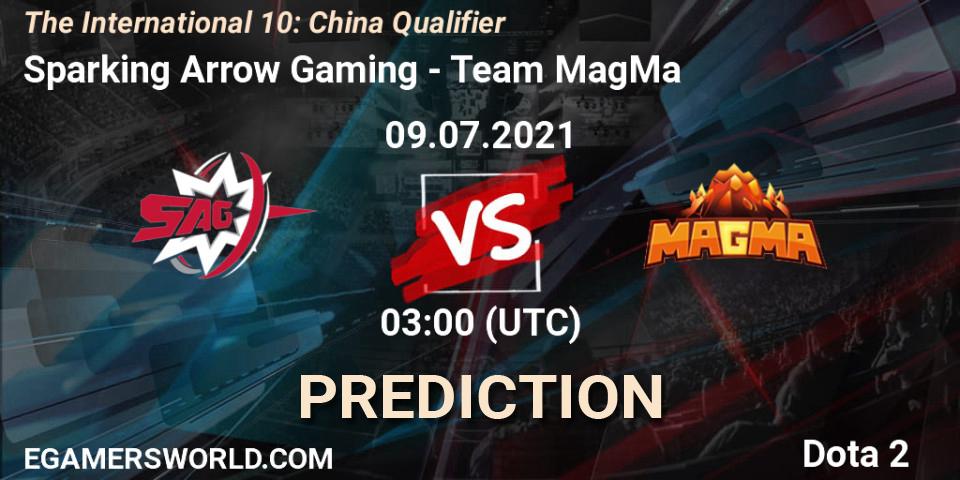 Sparking Arrow Gaming - Team MagMa: прогноз. 09.07.2021 at 03:01, Dota 2, The International 10: China Qualifier