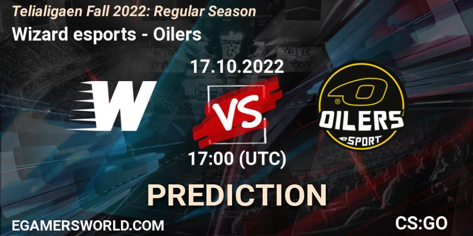 Wizard esports - Oilers: прогноз. 17.10.2022 at 16:00, Counter-Strike (CS2), Telialigaen Fall 2022: Regular Season