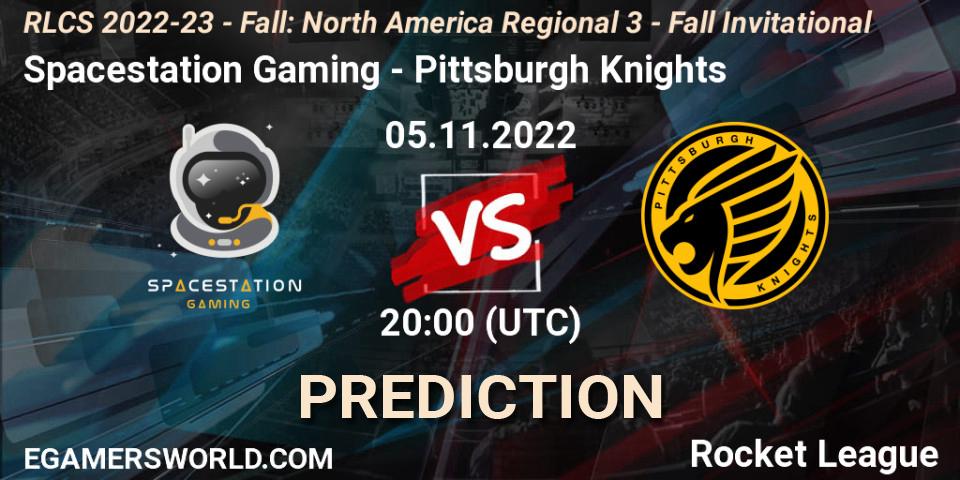 Spacestation Gaming - Pittsburgh Knights: прогноз. 05.11.2022 at 19:50, Rocket League, RLCS 2022-23 - Fall: North America Regional 3 - Fall Invitational