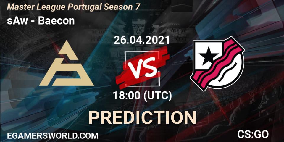 sAw - Baecon: прогноз. 26.04.21, CS2 (CS:GO), Master League Portugal Season 7