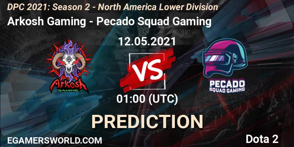 Arkosh Gaming - Pecado Squad Gaming: прогноз. 12.05.2021 at 01:05, Dota 2, DPC 2021: Season 2 - North America Lower Division