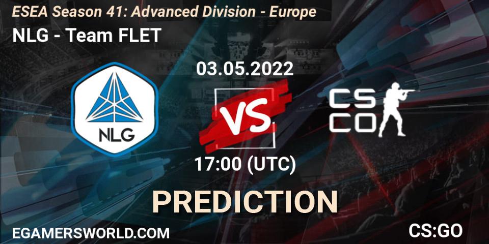 NLG - Team FLET: прогноз. 03.05.2022 at 17:00, Counter-Strike (CS2), ESEA Season 41: Advanced Division - Europe