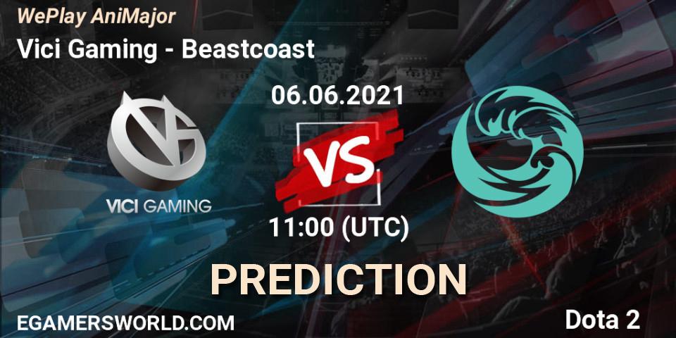 Vici Gaming - Beastcoast: прогноз. 06.06.2021 at 11:01, Dota 2, WePlay AniMajor 2021