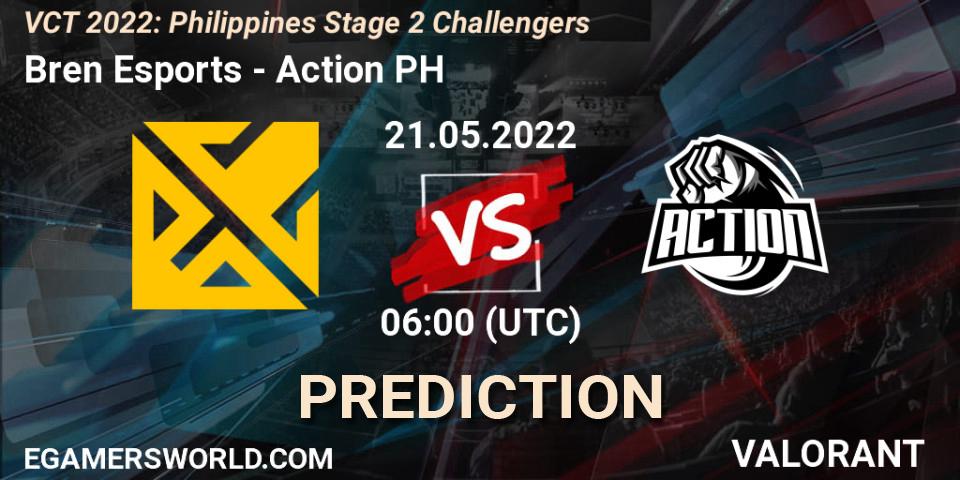 Bren Esports - Action PH: прогноз. 21.05.2022 at 06:20, VALORANT, VCT 2022: Philippines Stage 2 Challengers