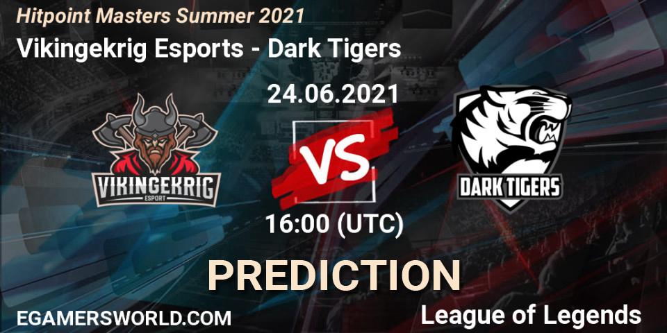 Vikingekrig Esports - Dark Tigers: прогноз. 24.06.2021 at 16:00, LoL, Hitpoint Masters Summer 2021