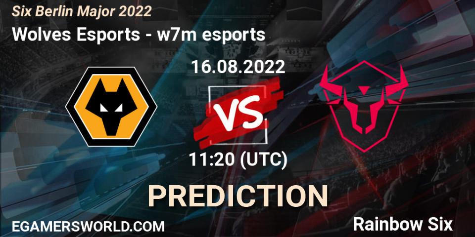 Wolves Esports - w7m esports: прогноз. 17.08.2022 at 17:10, Rainbow Six, Six Berlin Major 2022