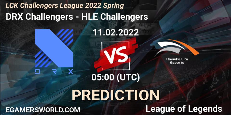 DRX Challengers - HLE Challengers: прогноз. 11.02.2022 at 05:00, LoL, LCK Challengers League 2022 Spring