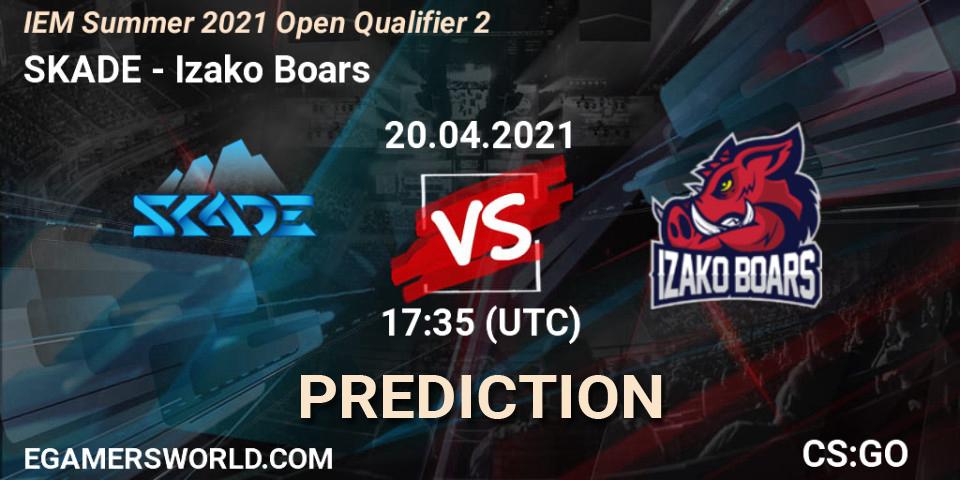 SKADE - Izako Boars: прогноз. 20.04.2021 at 17:35, Counter-Strike (CS2), IEM Summer 2021 Open Qualifier 2