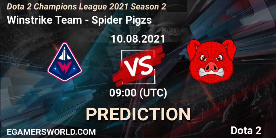 Winstrike Team - Spider Pigzs: прогноз. 10.08.2021 at 09:02, Dota 2, Dota 2 Champions League 2021 Season 2