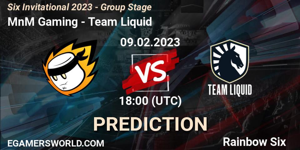 MnM Gaming - Team Liquid: прогноз. 09.02.23, Rainbow Six, Six Invitational 2023 - Group Stage