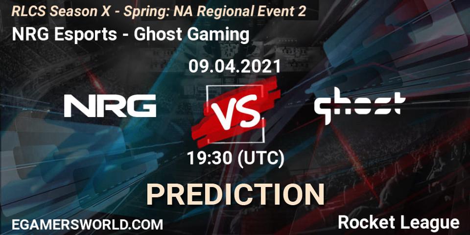 NRG Esports - Ghost Gaming: прогноз. 09.04.2021 at 19:30, Rocket League, RLCS Season X - Spring: NA Regional Event 2