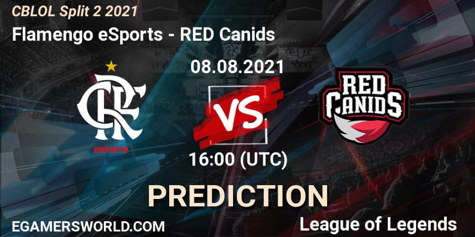 Flamengo eSports - RED Canids: прогноз. 08.08.2021 at 16:00, LoL, CBLOL Split 2 2021