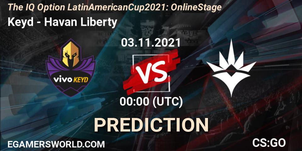 Keyd - Havan Liberty: прогноз. 03.11.2021 at 00:00, Counter-Strike (CS2), The IQ Option Latin American Cup 2021: Online Stage