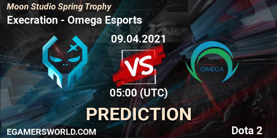 Execration - Omega Esports: прогноз. 09.04.2021 at 05:15, Dota 2, Moon Studio Spring Trophy