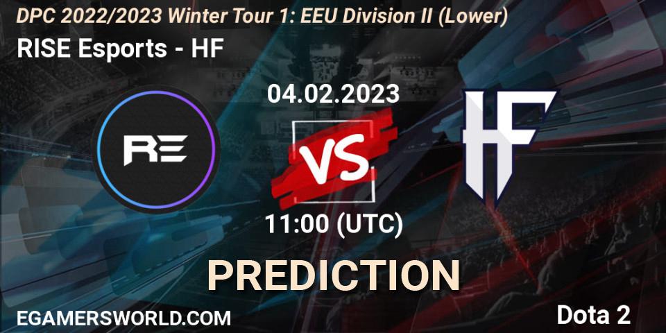 RISE Esports - HF: прогноз. 04.02.2023 at 11:02, Dota 2, DPC 2022/2023 Winter Tour 1: EEU Division II (Lower)