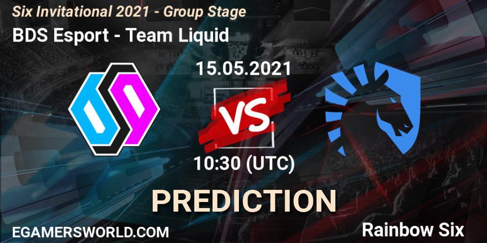 BDS Esport - Team Liquid: прогноз. 15.05.2021 at 10:30, Rainbow Six, Six Invitational 2021 - Group Stage
