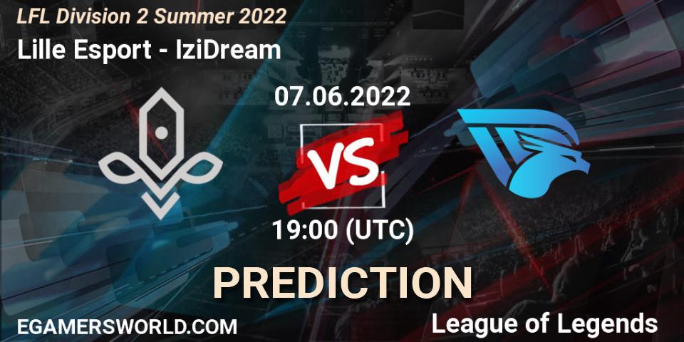 Lille Esport - IziDream: прогноз. 07.06.2022 at 19:00, LoL, LFL Division 2 Summer 2022