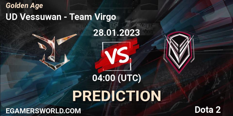 UD Vessuwan - Team Virgo: прогноз. 28.01.23, Dota 2, Golden Age