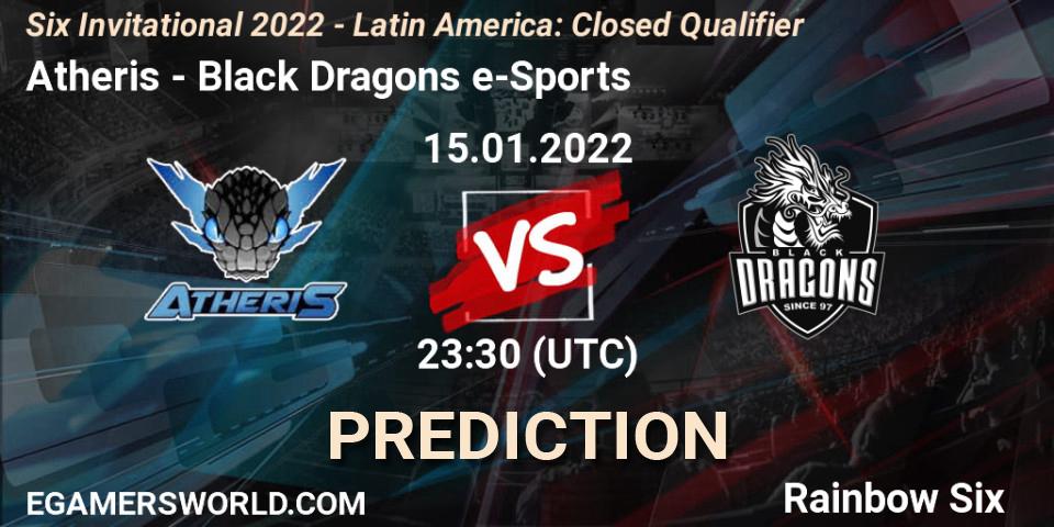 Atheris - Black Dragons e-Sports: прогноз. 15.01.22, Rainbow Six, Six Invitational 2022 - Latin America: Closed Qualifier