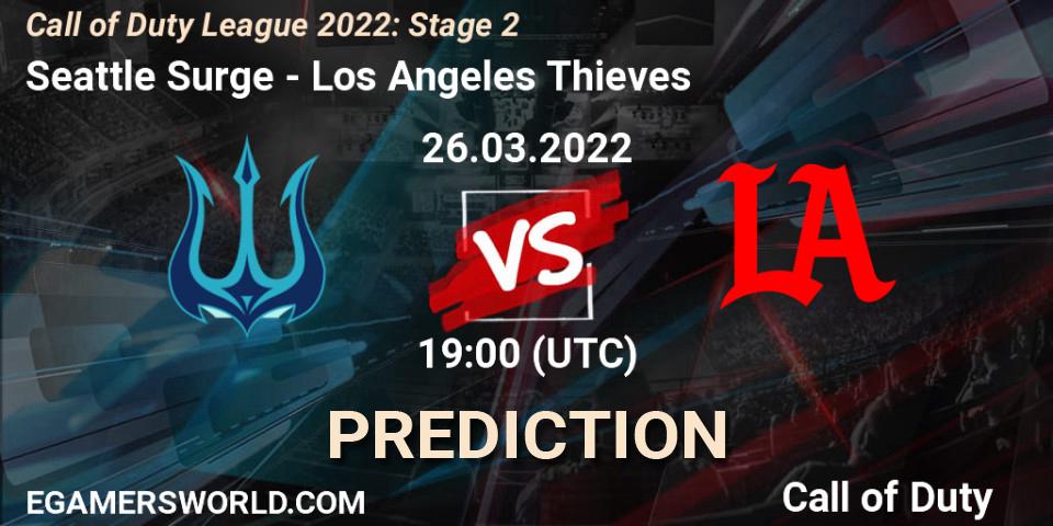 Seattle Surge - Los Angeles Thieves: прогноз. 26.03.2022 at 19:00, Call of Duty, Call of Duty League 2022: Stage 2