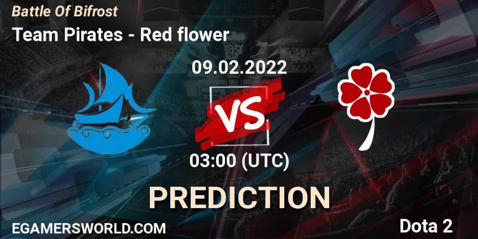 Team Pirates - Red flower: прогноз. 09.02.2022 at 03:47, Dota 2, Battle Of Bifrost