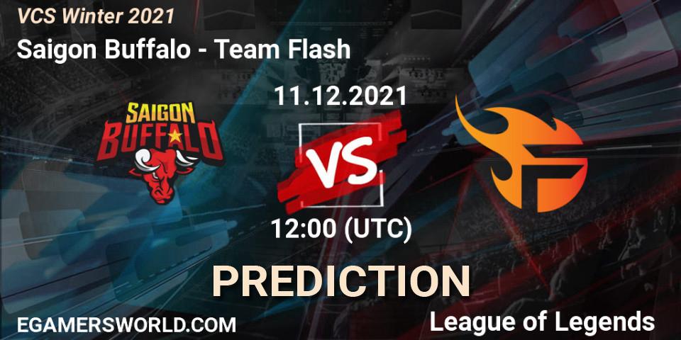 Saigon Buffalo - Team Flash: прогноз. 11.12.2021 at 12:00, LoL, VCS Winter 2021