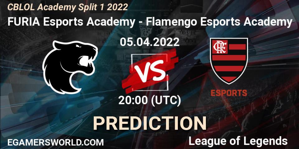 FURIA Esports Academy - Flamengo Esports Academy: прогноз. 05.04.2022 at 20:00, LoL, CBLOL Academy Split 1 2022