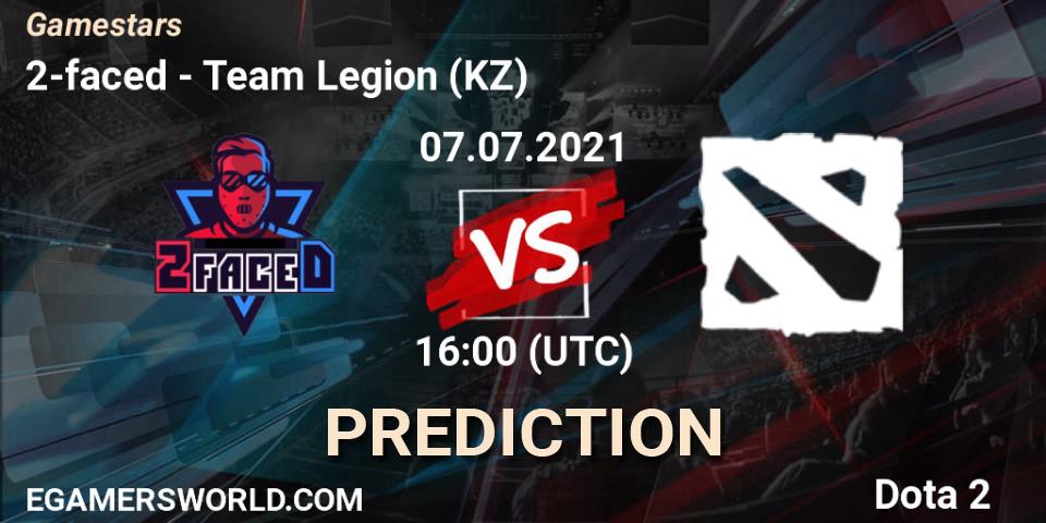 2-faced - Team Legion (KZ): прогноз. 07.07.2021 at 16:00, Dota 2, Gamestars