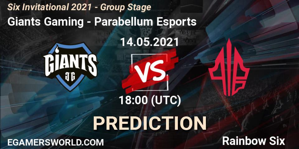 Giants Gaming - Parabellum Esports: прогноз. 14.05.21, Rainbow Six, Six Invitational 2021 - Group Stage