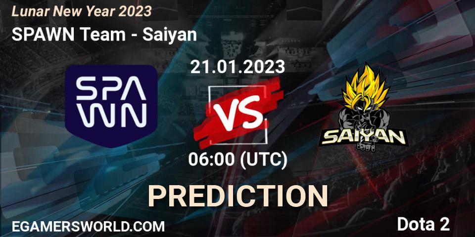 SPAWN Team - Saiyan: прогноз. 21.01.23, Dota 2, Lunar New Year 2023