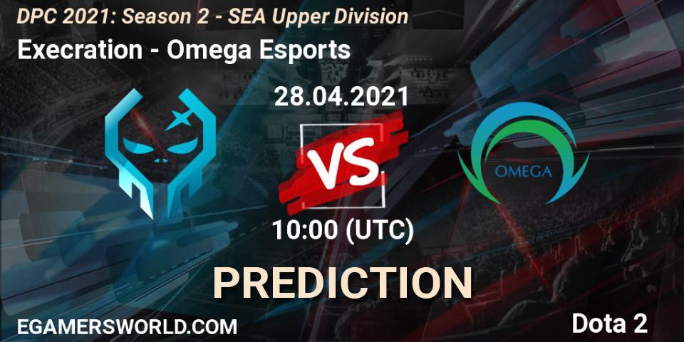 Execration - Omega Esports: прогноз. 28.04.2021 at 10:21, Dota 2, DPC 2021: Season 2 - SEA Upper Division