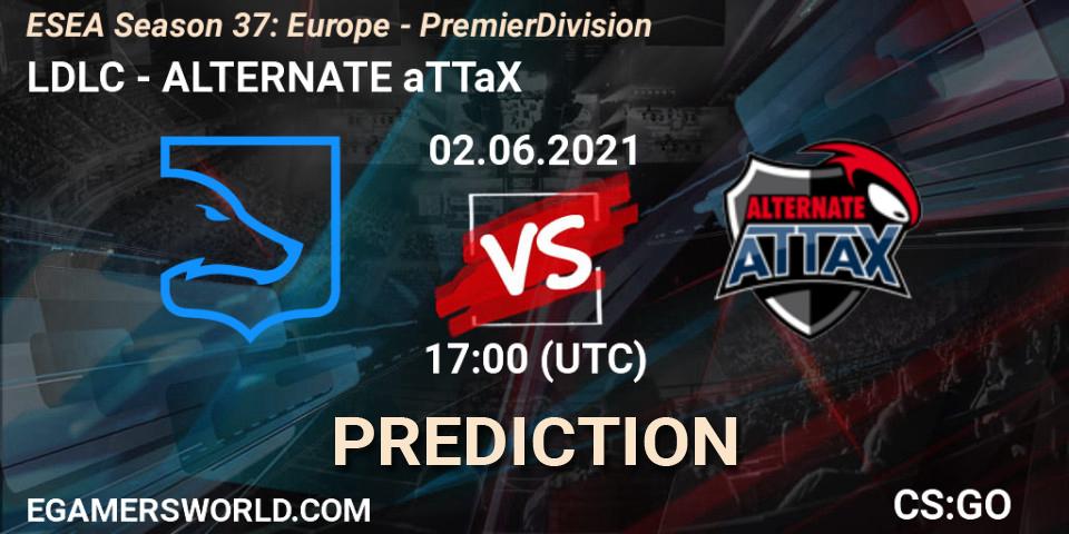 LDLC - ALTERNATE aTTaX: прогноз. 02.06.2021 at 17:00, Counter-Strike (CS2), ESEA Season 37: Europe - Premier Division