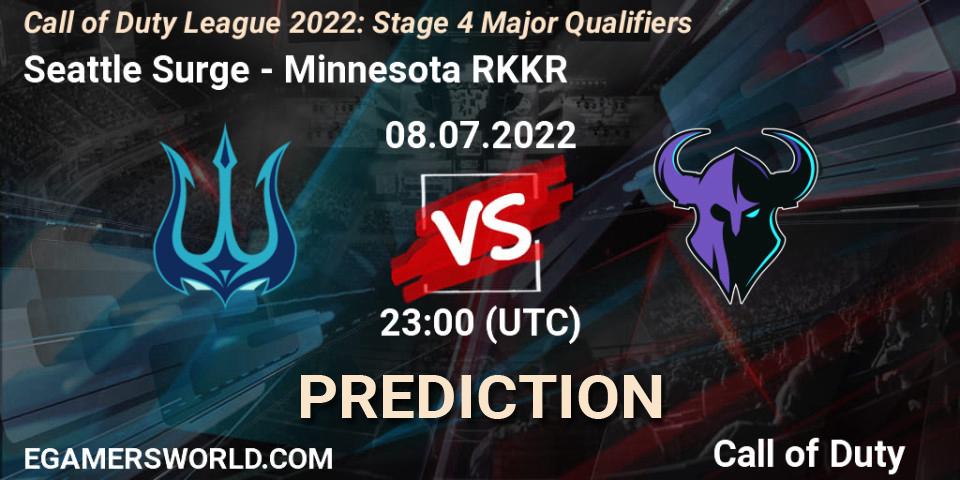 Seattle Surge - Minnesota RØKKR: прогноз. 08.07.22, Call of Duty, Call of Duty League 2022: Stage 4